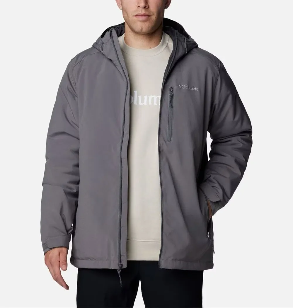 Columbia City Grey Outdoor Utility Gate Racer II Softshell Jacket NWT